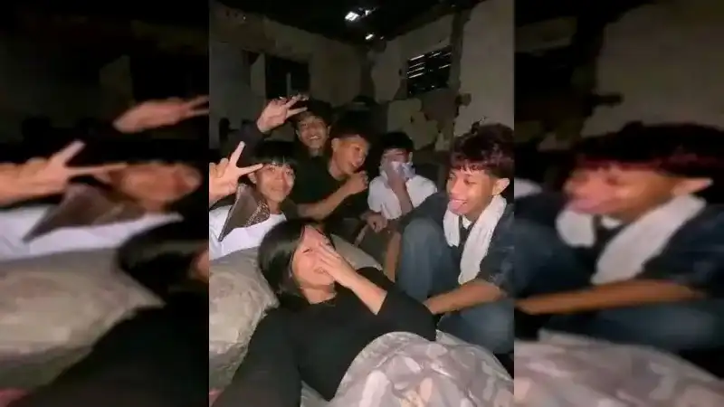1v5 Kambal Hayma Viral Video Part 1/2 Goes Viral Online :  The Trending Topic About a Girl with 5 Men Group?